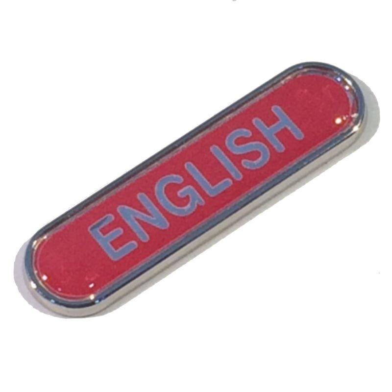 ENGLISH bar badge